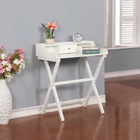 White Folding Caty Desk