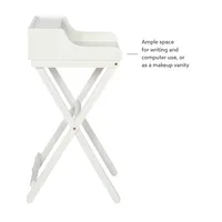 White Folding Caty Desk