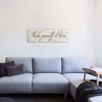 Make Yourself at Home Canvas Art Print