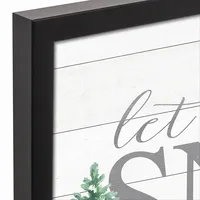 Let it Snow Framed Art Print