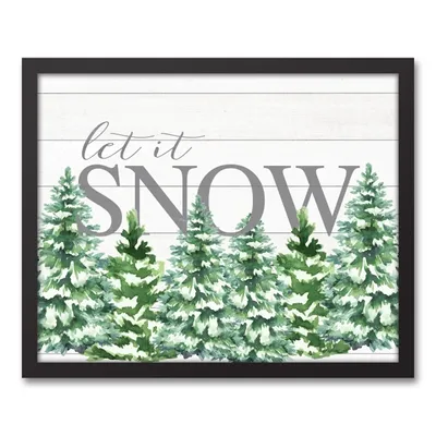 Let it Snow Framed Art Print