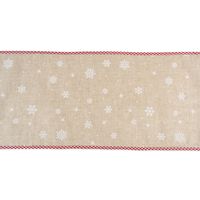 Red Reindeer Embroidered Table Runner