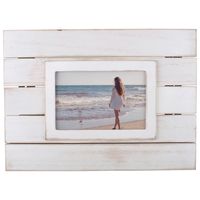 White Shiplap Picture Frame, 4x6