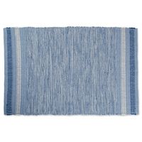 Blue Variegated Accent Rug