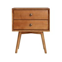 Caramel Mid-Century Nightstand