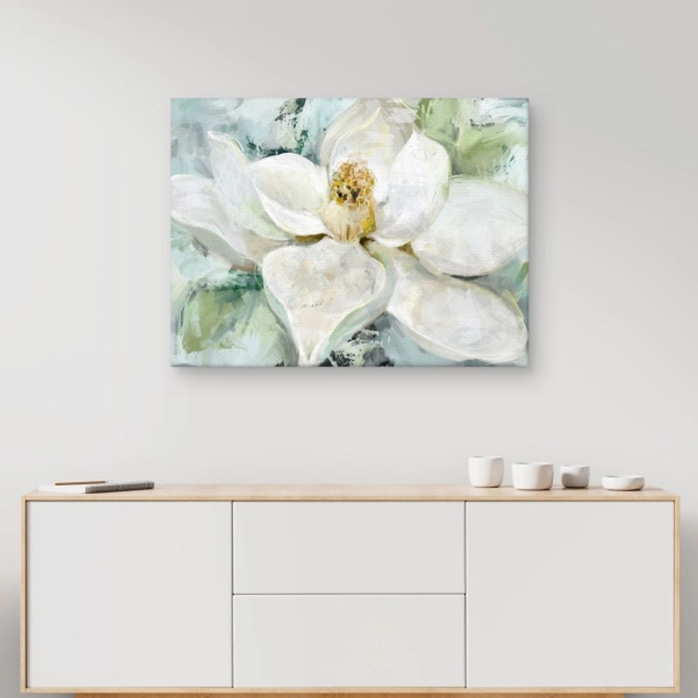 Morning Magnolia Canvas Art Print