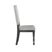 Gray Dawson Upholstered Dining Chairs, Set of 2