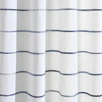 Navy Stripe Ombre Shower Curtain