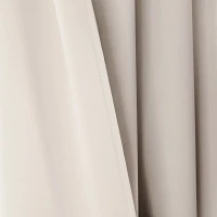 Wheat Knotted Curtain Panel Set, 95 in.
