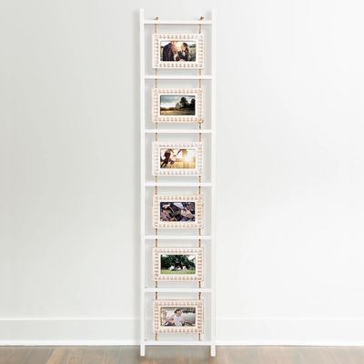 Beaded Frame Photo Collage Ladder