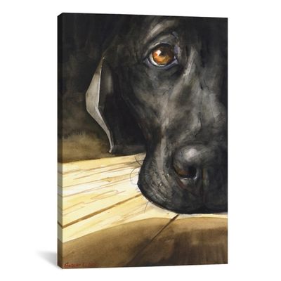 Labrador Giclee Canvas Art Print