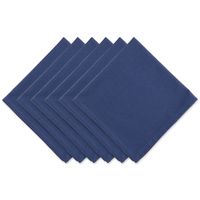 French Blue Cotton Napkins, Set of 6