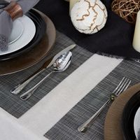 Gray Tweed Placemats, Set of 6