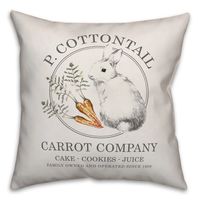 Peter Cottontail Easter Bunny Pillow