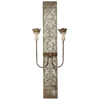 Metal 2 Bulb Sconce