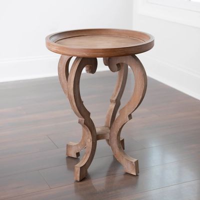 Natural Wooden Parker Accent Table