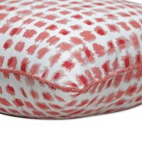 Coral Dotted Outdoor Lumbar Pillows, Set of 2