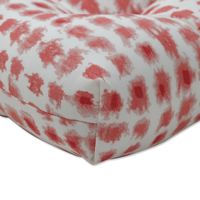 Coral Dotted 2-pc. Outdoor Chair Cushion Set