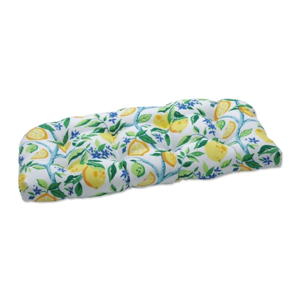 Lemon Vine Settee Cushion