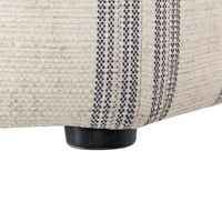 Ellen Navy Stripe Martha Stewart Cocktail Ottoman