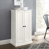 White Seaside Accent Cabinet