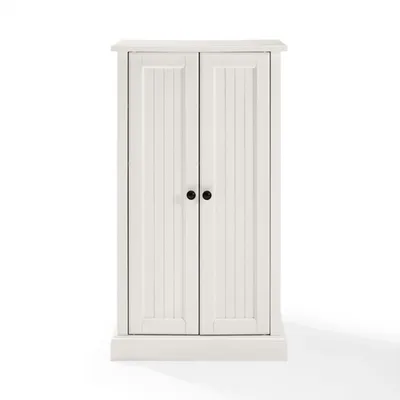 White Seaside Accent Cabinet