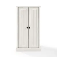 White Seaside Accent Cabinet