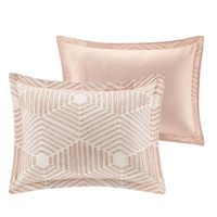 Soft Pink Tufted Full/Queen 3-pc. Comforter Set