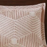 Soft Pink Tufted Full/Queen 3-pc. Comforter Set