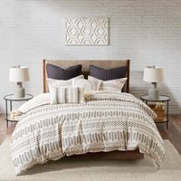 Ivory Jacquard Full/Queen 3-pc. Comforter Set