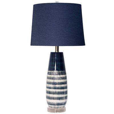 Blue Ceramic Berni Table Lamp