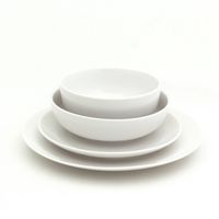 White Ceramic 16-pc. Dinnerware Set