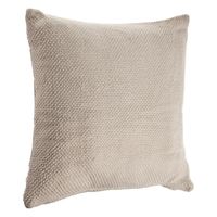 Light Cream Solid Accent Pillow