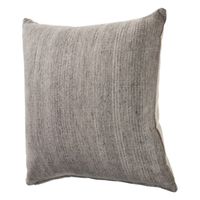 Distressed Gray Accent Pillow