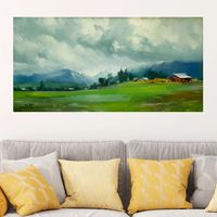 Wallowa Valley Giclee Canvas Art Print