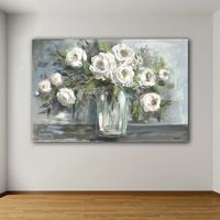 Soft Blooms Giclee Canvas Art Print, 48 in.