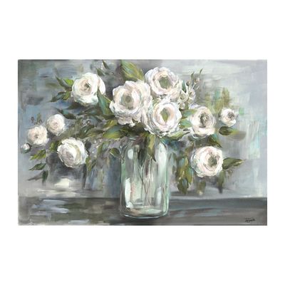 Soft Blooms Giclee Canvas Art Print, 48 in.