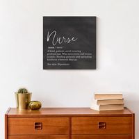 Nurse Definition Canvas Art Print