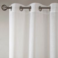 Gray Modern Stripes Curtain Panel, 84 in.