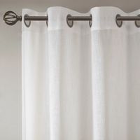 Gray Modern Stripes Curtain Panel, 84 in.