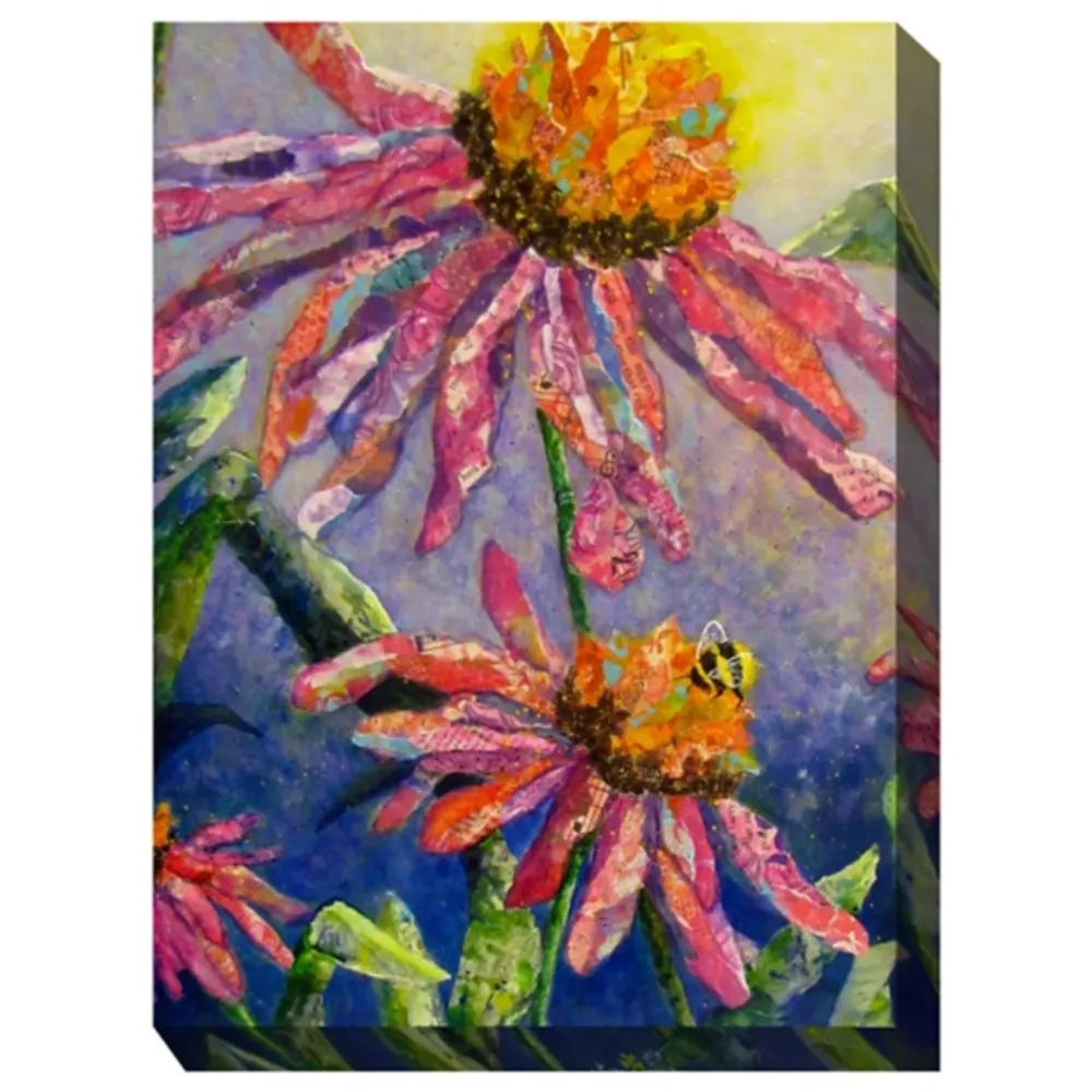 Busy Bee Outdoor Canvas Art Print