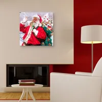 Santa Waving Canvas Art Print