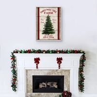 Christmas Tree Farm Wooden Wall Plaque