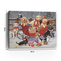 Santa's Helpers Canvas Art Print