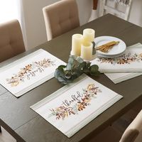 Thankful Reversible Placemats, Set of 4