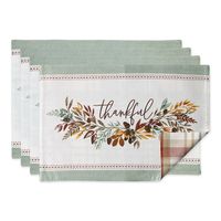 Thankful Reversible Placemats, Set of 4