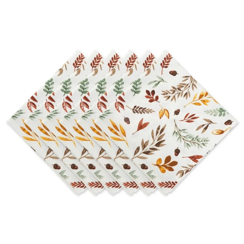 Falling Leaves Napkins, Set of 6