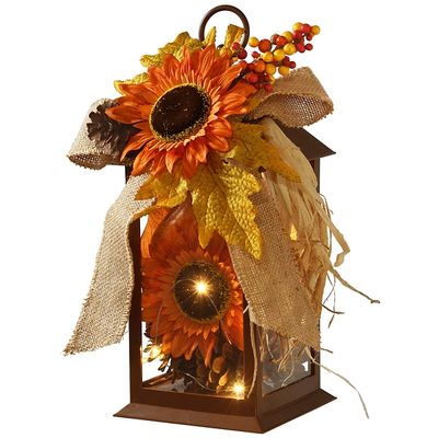 LED Sunflower Lantern