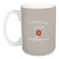 Pumpkin Spice Everything Nice Mugs, Set of 2