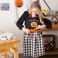 Trick or Treat Embroidered Apron Set